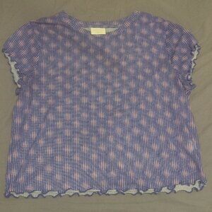 Blue and pink size large tshirt